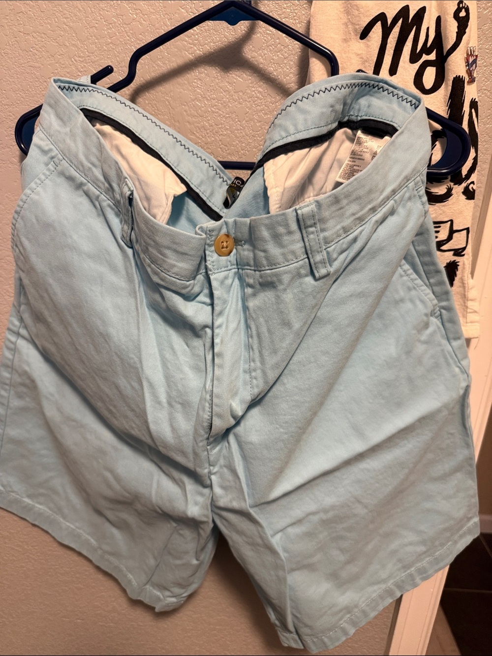 Light Blue Men’s Nautica  Cotton Casual Shorts
